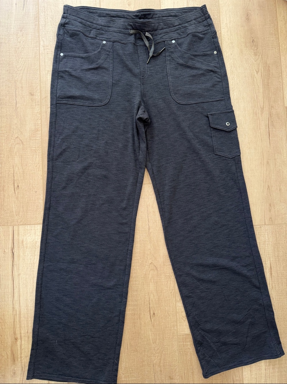 Kuhl Women's Mova Knit Cargo Pant- Charcoal - Size 16